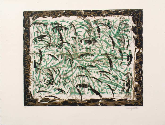 _ARCH_ Les Mouches � marier no 2 , 1985 par Jean Paul Riopelle, R.C.A. - Galerie Lamoureux Ritzenhoff