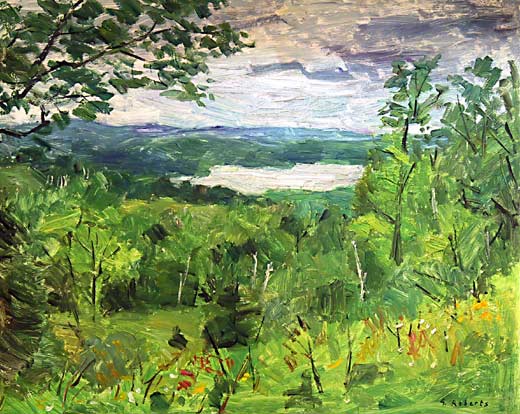 _ARCH_ Landscape at Memphrmagog Lake by William Goodridge Roberts,  (A.R.C.A./R.C.A.) - Galerie Lamoureux Ritzenhoff