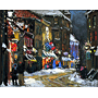 Holiday Seasons (St-Louis Street, Old Quebec) By Horace Champagne, P.S.A