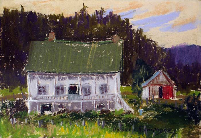 _ARCH_ The Farmers Wife - Les boulements, Qubec by Horace Champagne, P.S.A - Galerie Lamoureux Ritzenhoff