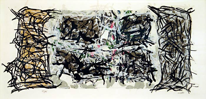 _ARCH_ Album 67 (no. 3), 1967 by Jean Paul Riopelle, R.C.A. - Galerie Lamoureux Ritzenhoff