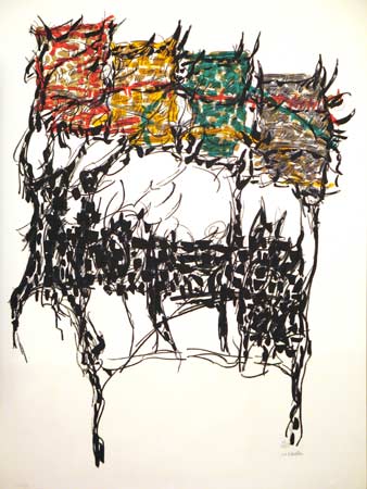 _ARCH_ � Apr�s la lettre � par Jean Paul Riopelle, R.C.A. - Galerie Lamoureux Ritzenhoff