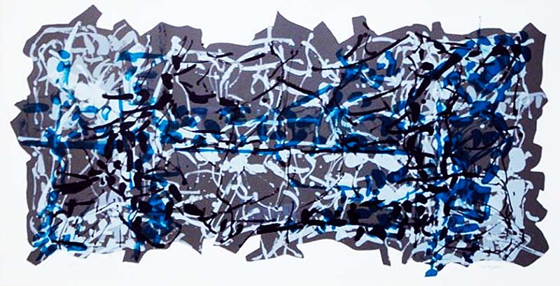 _ARCH_ La Haie, 1967 by Jean Paul Riopelle, R.C.A. - Galerie Lamoureux Ritzenhoff