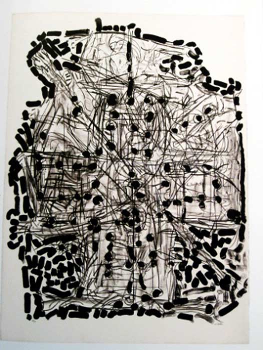 _ARCH_ Suite Gaspsienne, 1972 par Jean Paul Riopelle, R.C.A. - Galerie Lamoureux Ritzenhoff