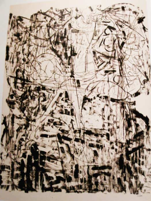 _ARCH_ Suite Lachaudi�re, 1972 par Jean Paul Riopelle, R.C.A. - Galerie Lamoureux Ritzenhoff